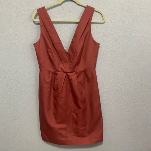 J. Crew V-Neck Sleeveless Cotton Special Occasion Dress - Picture 1 of 6